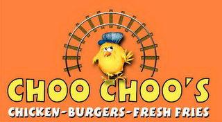 CHOO CHOO'S CHICKEN-BURGERS-FRESH FRIES logo