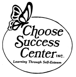 CHOOSE SUCCESS CENTER INC. LEARNING THROUGH SELF-ESTEEM logo
