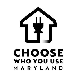 CHOOSE WHO YOU USE MARYLAND logo
