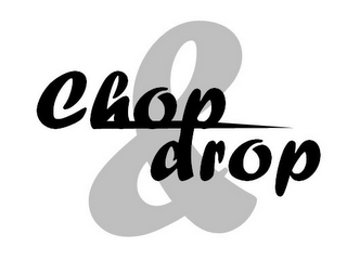 CHOP & DROP logo