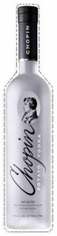 CHOPIN CHOPIN POTATO VODKA IMPORTED DISTILLED AND BOTTLED IN POLAND BY POLMOS SIEDLCE 40% ALC./VOL. (80 PROOF) 750 ML logo