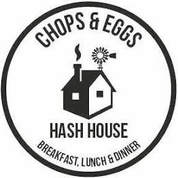 CHOPS & EGGS HASH HOUSE BREAKFAST, LUNCH & DINNER logo