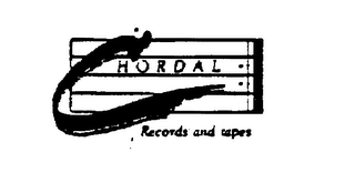 CHORDAL RECORDS AND TAPES logo