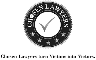 CHOSEN LAWYERS CHOSEN LAWYERS TURN VICTIMS INTO VICTORS. logo