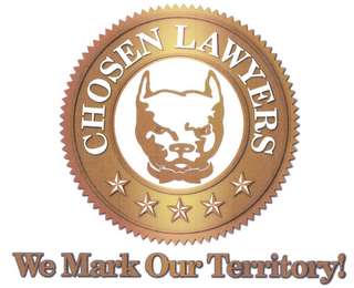 CHOSEN LAWYERS WE MARK OUR TERRITORY! logo