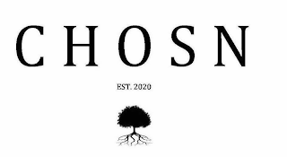 CHOSN EST. 2020 logo