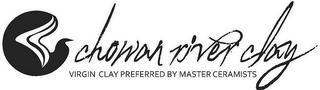 CHOWAN RIVER CLAY VIRGIN CLAY PREFERRED BY MASTER CERAMISTS logo