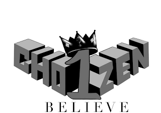 CHOZEN 1 BELIEVE logo