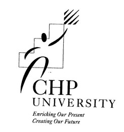 CHP UNIVERSITY ENRICHING OUR PRESENT CREATING OUR FUTURE logo