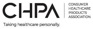 CHPA CONSUMER HEALTHCARE PRODUCTS ASSOCIATION TAKING HEALTHCARE PERSONALLY. logo