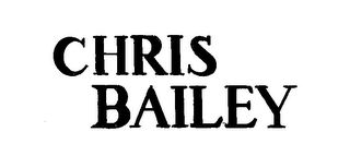 CHRIS BAILEY logo