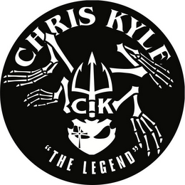 CHRIS KYLE C K "THE LEGEND" logo
