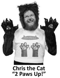 CHRIS THE CAT CTC CHRIS THE CAT "2 PAWS UP" logo