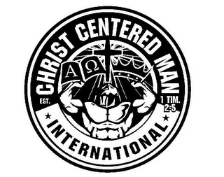 CHRIST CENTERED MAN INTERNATIONAL EST. 1 TIM 2:5 logo