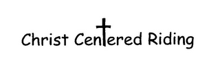 CHRIST CENTERED RIDING logo