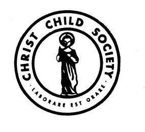 CHRIST CHILD SOCIETY LABORARE EST ORARE logo