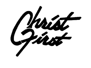 CHRIST FIRST logo