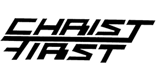 CHRIST FIRST logo