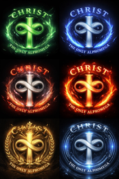CHRIST THE ONLY ALPHOMEGA logo