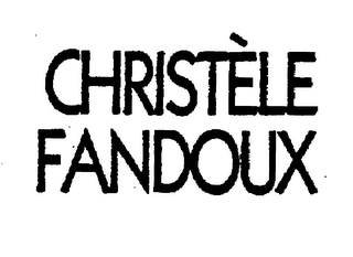 CHRISTELE FANDOUX logo