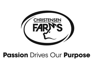 CHRISTENSEN FARMS PASSION DRIVES OUR PURPOSE logo