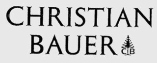 CHRISTIAN BAUER CB logo