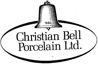 CHRISTIAN BELL PROCELAIN LTD. 1883 FINE ART ON FINE PORCELAIN logo