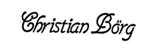 CHRISTIAN BORG logo