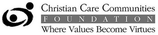 CHRISTIAN CARE COMMUNITIES FOUNDATION WHERE VALUES BECOME VIRTUES logo