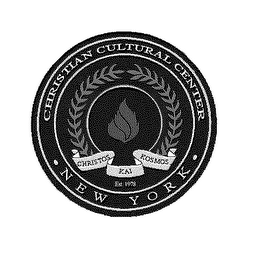 CHRISTIAN CULTURAL CENTER NEW YORK EST. 1978 CHRISTOS KAI KOSMOS logo