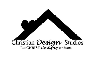 CHRISTIAN DESIGN STUDIOS LET CHRIST DESIGN YOUR HEART logo