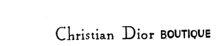 CHRISTIAN DIOR BOUTIQUE logo