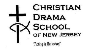 CHRISTIAN DRAMA SCHOOL OF NEW JERSEY "ACTING IS BELIEVING"