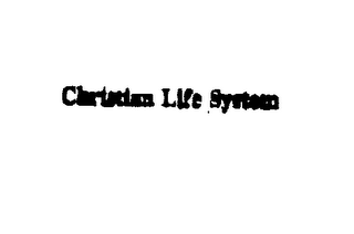 CHRISTIAN LIFE SYSTEM logo