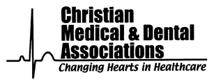 CHRISTIAN MEDICAL & DENTAL ASSOCIATIONS CHANGING HEARTS IN HEALTHCARE logo