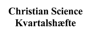 CHRISTIAN SCIENCE KVARTALSHAEFTE logo