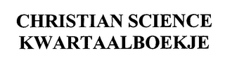 CHRISTIAN SCIENCE KWARTAALBOEKJE logo