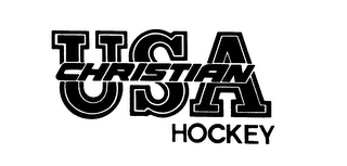 CHRISTIAN USA HOCKEY logo