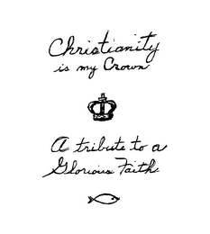 CHRISTIANITY IS MY CROWN A TRIBUTE TO A GLORIOUS FAITH logo