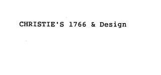 CHRISTIE'S 1766 & DESIGN logo