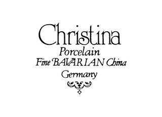 CHRISTINA PORCELAIN FINE BAVARIAN CHINA GERMANY logo