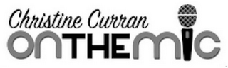 CHRISTINE CURRAN ON THE MIC logo