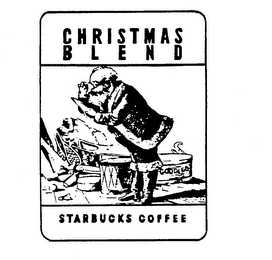 CHRISTMAS BLEND STARBUCKS COFFEE logo