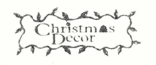 CHRISTMAS DECOR logo