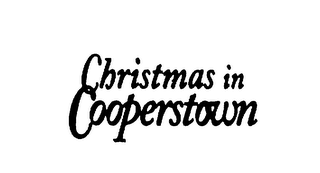 CHRISTMAS IN COOPERSTOWN logo