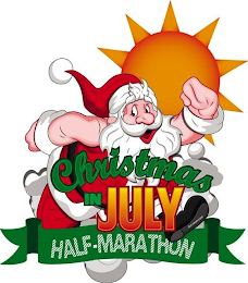 CHRISTMAS IN JULY HALF-MARATHON FUN-RACES.COM logo