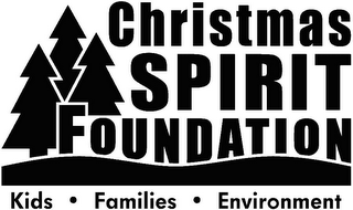CHRISTMAS SPIRIT FOUNDATION KIDS · FAMILIES · ENVIRONMENT logo