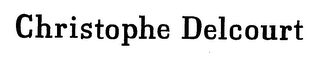 CHRISTOPHE DELCOURT logo
