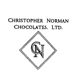 CHRISTOPHER NORMAN CHOCOLATES, LTD. CN logo
