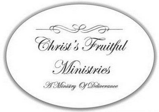 CHRIST'S FRUITFUL MINISTRIES A MINISTRY OF DELIVERANCE logo